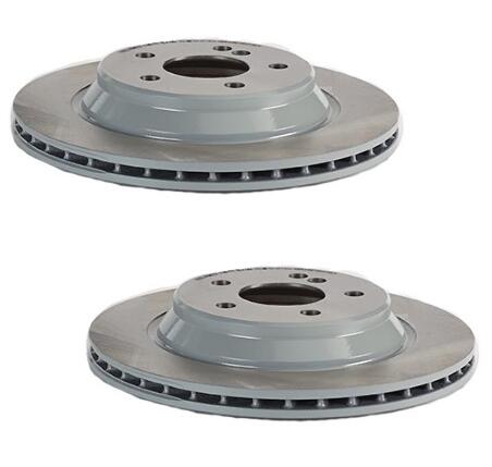 Mercedes Brakes Kit - Pads & Rotors Front and Rear (330mm/300mm) (Low-Met) 220423021264 - Brembo 1637590KIT